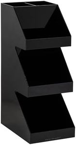 Mind Reader 'Fancy' Acrylic 3 Tier Condiment Organizer, Black