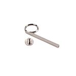 Alnicov 75mm Trumpet Valve Slide Finger Ring and screw for Trumpet Replacement Silver