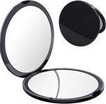 10x Magnifying Mirror,Magnifying Compact Mirror for Purses,1x/10x Magnification,H HOME-MART Double Sided Travel Mirror Makeup Mirror,10cm Small Pocket or Purse Mirror,Makeup Mirror for Women