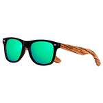 Wood Sunglasses Polarized for Men Women Uv Protection Wooden Bamboo Frame Sun Glasses ANDWOOD