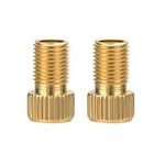 2pcs Presta to Schrader Brass Bike 