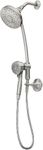 Moen Engage Combo Rainshower and Handheld Showerhead with slidebar in Spot Resist Brushed Nickel, 28501SRN