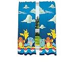 Franco Kids Room Window Curtain Panels Drapes Set, 82 in x 63 in, Pokemon, Multicolour