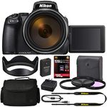 Nikon COOLPIX P1000 Digital Camera (26522) + 128GB Pro Kit: International Version (1 Year CPS Warranty)