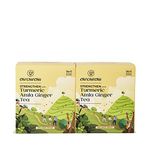 Chit Chat Chai Turmeric Amla Ginger Tea - 15 Pyramid Tea Bags | Green Tea Boosts Immunity and Turmeric, Amla, Ginger Aids Digestion + Weight Loss | 100% Whole Leaf Natural Ingredients | Low Caffeine