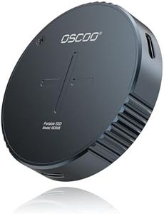 OSCOO 2TB Magnetic Portable SSD, USB 3.2 Gen2 Type-C External SSD Hard Drive, Up to 1000MB/s, Support ProRes HDR Record and Store, Compatible with USB-C iPhone 15/16/17 Series, Tablets, Laptops