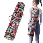 Yoga Mat Bag Yoga Mat Carrier Large with Adjustable Carry Strap Portable Exercise Yoga Carry Bag with Bottle Pocket and Wet Compartment Pliate Gym Exercise Mat Luggage Bag Yoga Mat Bag for Women Men