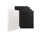 LifeSupplyUSA 2 HEPA Air Purifier Filters 8 Carbon Filters Compatible with Fellowes AP-300PH Air Purifier HF-300