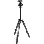 Manfrotto Element Traveller Small 5-Section Aluminum Tripod with Ball Head, Black