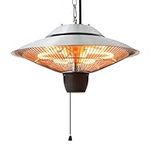 Ener-G+ Infrared Indoor/Outdoor Ceiling Electric Patio Heater, Silver