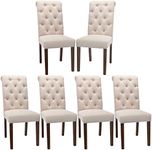 COLAMY Button Tufted Dining Chairs 