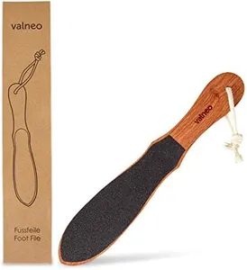 VALNEO Foot Files for Hard Skin Natural Wood - Perfect for Feet Hard Skin Remover, Foot Scrubber, Dry Feet