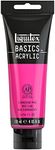 LIQUITEX Basics Acrylic Paint 118.3 ml (Pack of 1) Tube, Fluorescent Pink