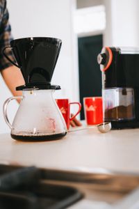 Molino Coffee Grinder – Black/Red Electric Burr Mill