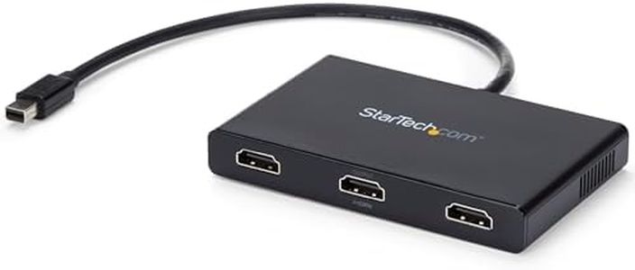 StarTech.com Mini DisplayPort to HDMI Multi Monitor Splitter - 3-Port MST Hub - mDP 1.2 to 3X HDMI MST Hub