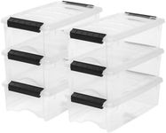 IRIS USA 6-Pack Storage Bins with L