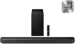 Samsung HW-Q600F Q-Series Soundbar, 3.1.2ch with Wireless Subwoofer, Dolby Atmos, DTS Virtual:X, Adaptive Sound, Q-Symphony