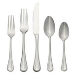 Oneida Virage 20 Piece Everyday Flatware Set, Service for 4, 18/0 Stainless Steel, silverware set