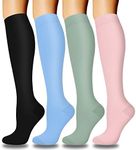 Aoliks 4 Pairs Compression Socks fo