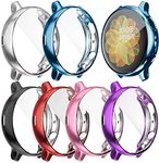 Compatible with Samsung Galaxy Watch Active 2 Case 40mm SM-R830 Flexible TPU Protective Case Protector Cover (Palted-6colors,Cover The Screen)