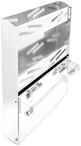 Black Boar Aluminum Large Work Station ¬for Enclosed Trailer/Garage | 24 x 14-inch fold Down Tray and (2) Spring-Loaded Paper Towel Racks | Durable Construction | Easy to Install (66123)