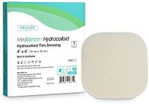 Hydrocolloid Wound Dressing Extra Thin, Latex Free, Size: 10cm X 10cm - 10/ Box