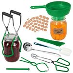 Canning Supplies Starter Kit, All-in-one Canning Kit for Beginners - Food Grade Stainless Steel Canning Tools, Home Canning Set Canning Accessories for Water Bath Canning Equipment