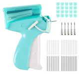 ilauke Stitch Gun for Clothes, Clothes Tagging Gun, Stitchy Quick Clothing Fixer, Micro Sewing Machine with 5 Needles,1000 Black and 2000 White 5 & 8mm Micro Fasteners