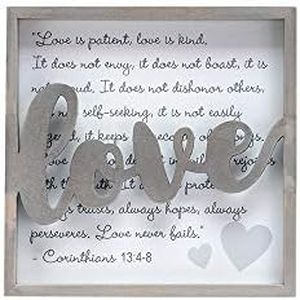 Malden International Designs Cadre gris/blanc