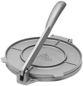 IMUSA USA Tortilla Press, 8 Inch, Silver