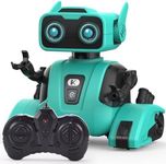 Qizebaby Robot Toy for Kids，Remote Control Robot Toy，RC Robots for Kids with LED Eyes, Flexible Head & Arms, Dance & Sound, Gifts Toys for Boys Girls Ages 6 7 8 Years