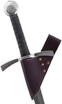 Battle Merchant Leather Belt Sword Holder, Assorted Colours , brown