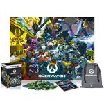 Overwatch: Heroes Collage | Puzzle 1500 Pieces | Includes Poster and Bag | 85 x 58 | Video Game | Puzzles for Adults and Teens | for Christmas and Gifts | Decoration