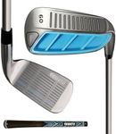 Yamato Golf Chipper Wedge Pitching & Chipping Club for Men & Women Right Handed Improve Your Short Game (Blue-60 Degree)