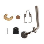 BQLZR Trombone Water Key/Spit Valve Assembly Set with Cork Pad for Trombone Accessory