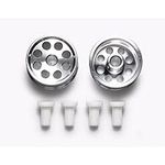 2Pcs For Tamiya 95602 HG Aluminum Wheels, For Low For Profile Tires Reversible Medium Diameter Wheel Hub For Mini 4WD Car Model