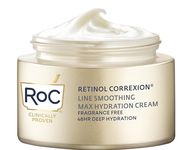 RoC Retinol Correxion Anti-Aging Creme For 24-Hour Deep Hydration, Advanced Anti-Wrinkle Moisturizer Made With Retinol & Hyaluronic Acid 1.7 Oz