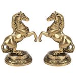 Kartique Galloping Horse Show Piece for Luck House Warming Gifting for Career Wealth Running Horse Statue Lucky Charm (Gold)