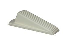 Shepherd Hardware 9163 Heavy Duty Rubber Door Wedge, Off-White