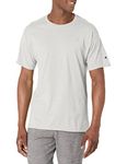 Champion Mens Classic Jersey Tee Shirt, Oxford Gray, Large US