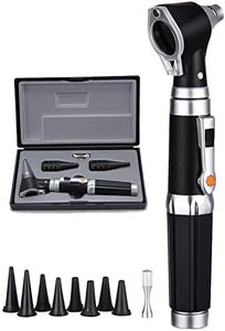 Fiabgum Otoscope, Otoscope Kit, Kit De Portée D'oreille Avec Lumière, Avec Grossissement 3x Et Boîte De Rangement.Cadeau de Fête des Pères.