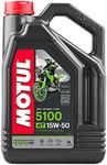 Motul 5100 4T 15W50 Synthetic Blend Oil 4 Liters (104083)