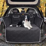 Alfheim Car Boot Liner Protector, Durable Waterproof and Tearproof, Dog Boot Protector Nonslip Washable Dog Boot Cover with Side Protector&Cargo Cover Mat Universal for Car, Estate, Trucks, SUV