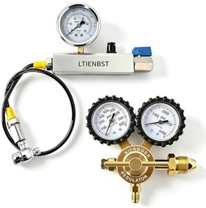 LTIENBST Nitrogen Shock Fill Kit with Schrader Valve 556 & 700Psi Nitrogen Gauge Nitrogen Regulator Shock Fill Tool Compatible with Off-road Bike, ATV, ATC, UTV, Dirt Bike
