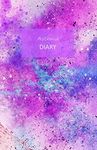 Asthma Diary: 1 Year undated Asthma symptoms tracker including Medications, Triggers, Peak flow meter section, charts and Exercise tracker. Monday ... x 5.5’. (Watercolor blue purple pink cover).