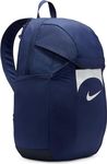 NIKE DV0761-410 Academy Team Gym Bag Unisex MIDNIGHT NAVY/MIDNIGHT NAVY/WHITE Size 1SIZE