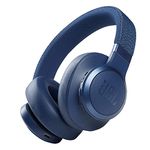 JBL Live 660NC Wireless Over-Ear Noise Cancelling Bluetooth Headphones, Up to 50 Hours of Playtime - Blue