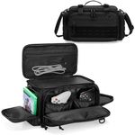 PGmoon Tactical Console Carrying Case Compatible with Xbox Series X/S, Travel Carry Bag with Multiple Pockets for Controllers, Discs, Cables and Other Accessories (Patent Design)