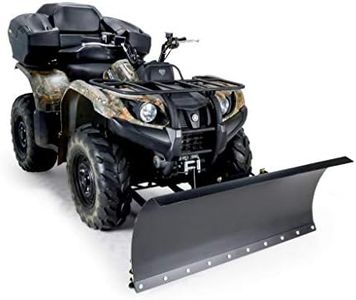 Black Boar Camco ATV Snow Plow Kit | Features a 48-inch Adjustable Straight Blade and Adjustable Tension Safety Trip Springs (66016)