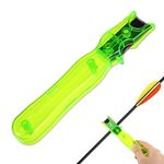 Fletch Remover, Arrow Stripper Vane, Stripping Removal Tool for Hunting Carbon Fiberglass Aluminum Feather Arrows (Green)